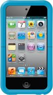 protective otterbox reflex series case for ipod touch 4g - glacier blue/black: ultimate safeguard for your device logo
