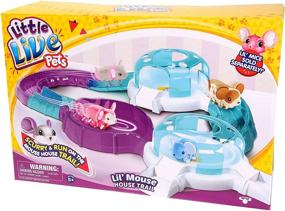 img 2 attached to 🐭 Освободите веселье с игрушкой Little Live Pets Mouse Trail: Бесконечное развлечение для детей!