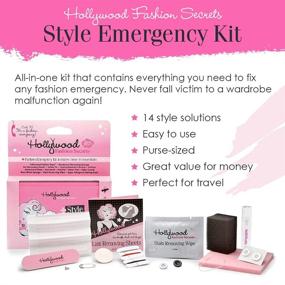 img 2 attached to 👗 Hollywood Fashion Secrets Style Emergency Kit - Tin, Essential Compact Wardrobe Repair for Complete Fashion Fixes, 14 Piece Set