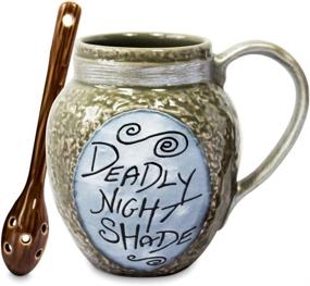 img 1 attached to Magical Disney Jack Skellington Mug Spoon: Sip in Spook-tacular Style!