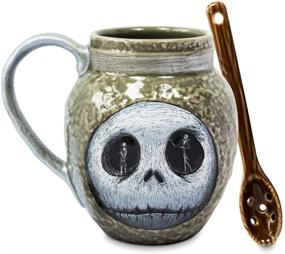 img 2 attached to Magical Disney Jack Skellington Mug Spoon: Sip in Spook-tacular Style!