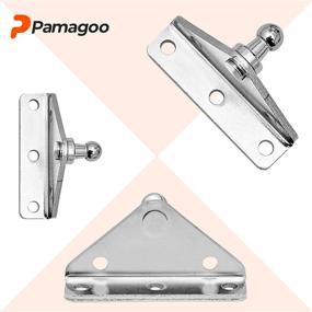 img 1 attached to ⚙️ Gas Spring Struts Props Mounting Brackets - Set of 4 L-Type 10MM Ball Stud Brackets by Pamagoo