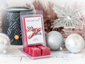 img 2 attached to 🕯️ The Candle Daddy Peppermint Scented Wax Melts - Christmas Time - Maximum Scent - 2 oz Pack - Holiday Christmas