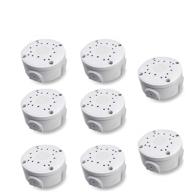 📷 ultimate 8-pack waterproof junction box mount bracket for bullet security cameras logo