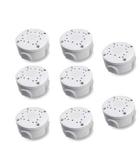 img 4 attached to 📷 Ultimate 8-Pack Waterproof Junction Box Mount Bracket for Bullet Security Cameras