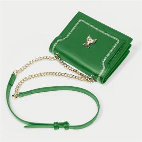 img 2 attached to Small Crossbody Women Shoulder Metal Women's Handbags & Wallets for Shoulder Bags