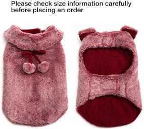 img 3 attached to 🐾 Hollypet Extra Warm Windproof Dog Jacket: Red Medium-Sized Pet Coat for Cold Winter