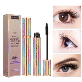 img 1 attached to Get Longer, Thicker, Voluminous Eyelashes with Silk Fiber Lash 👁️ Mascara - Waterproof, Smudge-Proof Formula for Exquisitely Long, Thick Lashes (Black)