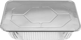 img 1 attached to NYHI 9x13 Aluminum Foil Pans with Lids 🍲 - 10 Pack for Catering, Baking, Roasting & More