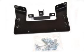 img 1 attached to 🔧 Versatile and Durable WARN 72504 ProVantage ATV Center Plow Mount Kit in Sleek Black Finish