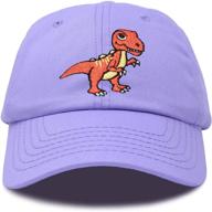 🧢 shop dalix tyrannosaurus t rex dinosaur baseball boys' accessories: hats & caps logo