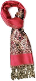 img 4 attached to 🧣 Alice Blake Premium Metallic Pashmina Accessories for Women - Scarves & Wraps