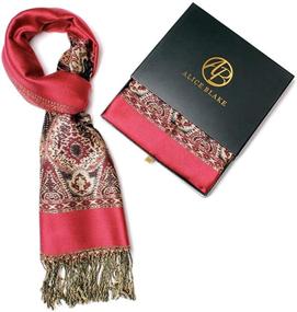 img 3 attached to 🧣 Alice Blake Premium Metallic Pashmina Accessories for Women - Scarves & Wraps