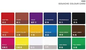 img 3 attached to HIMI Gouache Colors×30Ml Painting Green Green（Pack