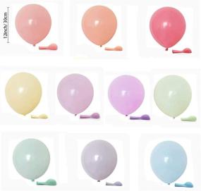 img 3 attached to 🎉 Vibrant Party Decor: 120 Assorted Colorful Balloons for Festive Decorations