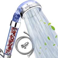 nosame shower head: hose & bracket included, filter filtration for high pressure water saving - 3 modes spray handheld showerheads, perfect for dry skin & hair logo