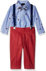 img 3 attached to IZOD Creeper Suspender Lobster Bubble: Fun and Stylish Boys' Accessories