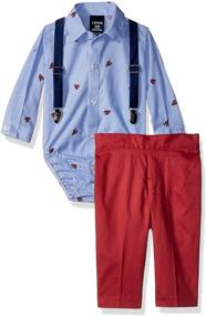img 1 attached to IZOD Creeper Suspender Lobster Bubble: Fun and Stylish Boys' Accessories
