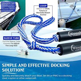 img 3 attached to WAVESRX DockingPal Premium Stretches Watercraft