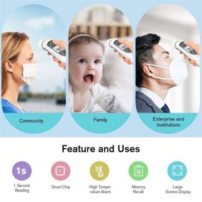 img 3 attached to 🌡️ Touchless Digital Infrared Forehead Thermometer