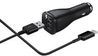 🔌 samsung adaptive fast charging dual-port car charger: laofas usb rapid + type c cable 5ft – compatible with galaxy s10+/s10e/s10/s9/s9+/s8/s8+/s8 active/note10 and more logo