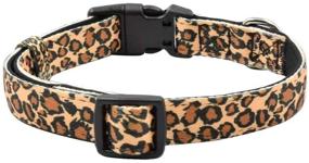 img 3 attached to 🐾 Premium Neoprene Padded Nylon Dog Collar - Durable & Comfortable for Walking & Training - Solid Color Pattern