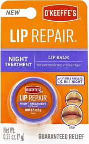 img 4 attached to O'Keeffe's Lip Repair Night Treatment Lip Balm - 0.25 oz Jar, K3015207