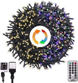 img 4 attached to 🎄 Color Changing Christmas Lights: MUYUN 99FT Indoor/Outdoor Fairy Decorative Lights - Perfect for Christmas Tree, Garden, Bedroom, Party & Wall Décor