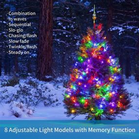 img 2 attached to 🎄 Color Changing Christmas Lights: MUYUN 99FT Indoor/Outdoor Fairy Decorative Lights - Perfect for Christmas Tree, Garden, Bedroom, Party & Wall Décor