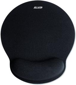 img 4 attached to 💻 Allsop Memory Foam Mouse Pad Pro - Black (30203)