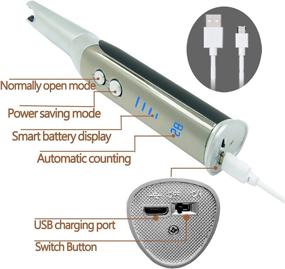 img 2 attached to Ignition Flashlight Rechargeable Electric Fireplace