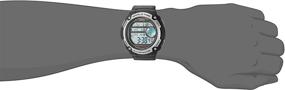 img 3 attached to Casio Men's Classic Quartz Resin Casual Watch in Black: AE-3000W-1AVCF Model