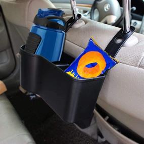 img 1 attached to 🚗 Zento Deals Car Headrest Food and Drink Holder Tray: Convenient and Durable Tray for Beverage, Food, Change, and Smart Phone