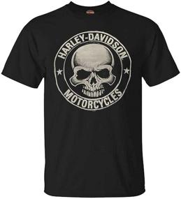 img 2 attached to 🏍️ Harley-Davidson Men's H-D Skull Badge Black T-Shirt: Bold Style for Motorcycle Enthusiasts, Item #30298293