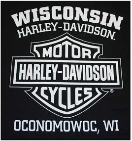 img 1 attached to 🏍️ Harley-Davidson Men's H-D Skull Badge Black T-Shirt: Bold Style for Motorcycle Enthusiasts, Item #30298293
