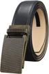 bullko leather adjustable slide ratchet men's accessories and belts logo