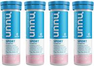 🍓 nuun sport electrolyte drink tablets - strawberry lemonade flavor | 4 tubes (40 servings) logo