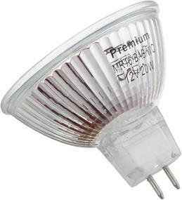 img 1 attached to 🌳 Sterl Lighting MR16 Landscape Light Bulbs - 10 Pack, 20W 12V Halogen Lamp with GU5.3 2 Pin Base, Indoor Flood Light, 260Lm, 2700K Warm White, Clear Lens - Under Cabinet Range, 1.77Inch