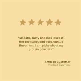 img 2 attached to 🌱 KOS Organic Vanilla Plant Based Protein Powder - Tasty Vegan Protein Powder - Gluten Free, Dairy Free & Soy Free - 0.81 lbs, 10 Servings