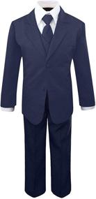 img 3 attached to Luca Gabriel Toddler Classic Formal Boys' Clothing in Suits & Sport Coats