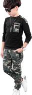 👕 sleeve camouflage boys' clothing set - pieces outfits for best seo logo