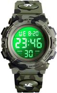 🎁 eyotto kids digital sports watch - waterproof, 7-color led backlight, multifunctional wristwatch for boys and girls - best toy for christmas and birthday gifts logo