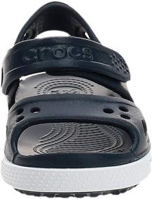 img 3 attached to Белые детские сандалии от Crocs Shoes