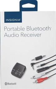 img 4 attached to 🔌 Enhanced Connectivity with Insignia Portable Bluetooth Audio Receiver NS-MBTK35, Black