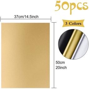 img 3 attached to 🎉 Shiny Metallic Tissue Paper - 50 Sheets Bulk Pack for Graduation, Wedding, Birthday & DIY Crafts