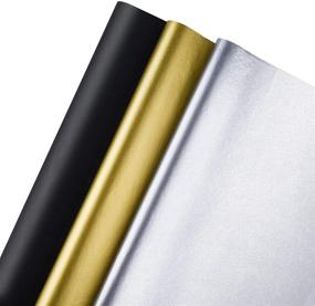 img 4 attached to 🎉 Shiny Metallic Tissue Paper - 50 Sheets Bulk Pack for Graduation, Wedding, Birthday & DIY Crafts