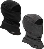 🎿 winter sports cap for men and women - warm and windproof balaclava ski mask made of fleece logo