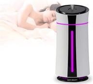 🛌 safeguard your sleep with safety+beauty super quiet humidifier - color changing led night lights, auto shut-off, and slim design - (pack of 1) logo