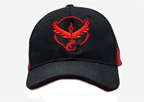 img 2 attached to 🧢 USA Embroidered Pokemon Go Hats Gen 2: Team Mystic-Valor-Instinct-Pikachu-Ash