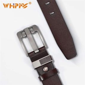 img 2 attached to 👔 WHIPPY Men's Genuine Leather Casual Formal Accessories